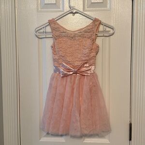 Weissman Blush Lace costume with Satin Detail